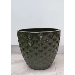 Kaspó PTMD ABBIE GREEN 40CM 710299