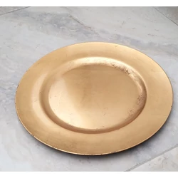 Bronz színű tál MINTÁS 33CM      