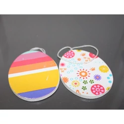 Fa tojás pálcikán EGYIK OLDALA MINTÁS 5×6,5CM    