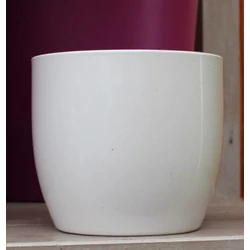 Kerámia kaspó KERÁMIA BASEL FEHÉR 35CM    