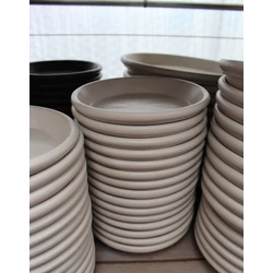 Kerámia kerek alátét 19CM FEHÉR      