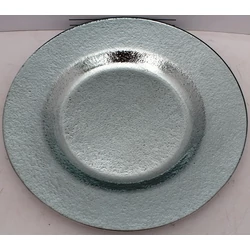 Üvegtál EZÜST 27,5CM      
