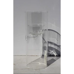 Mécsestartó ÜVEG HENGER 16×6CM     
