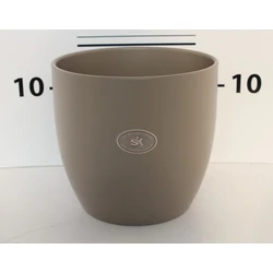 Kerámia kaspó BASEL SZÜRKÉSZÖLD MATT 19CM    
