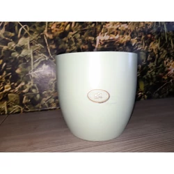 Kerámia kaspó BASEL VILÁGOSZÖLD MATT 16CM    