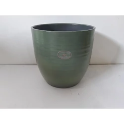 Kaspó KERÁMIA BERGAMO ZÖLD 19CM    