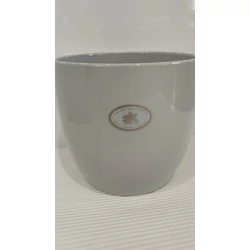 Kerámia kaspó BASEL VILÁGOSSZÜRKE 13CM     
