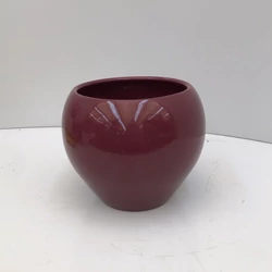 Kerámia kaspó NDT LUNA SPHERE PIROS 15,8/12,7 CM  