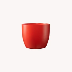 Kerámia kaspó BASEL PIROS MATT 14CM    