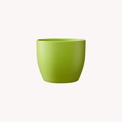Kerámia kaspó BASEL BANÁNZÖLD MATT 14CM    