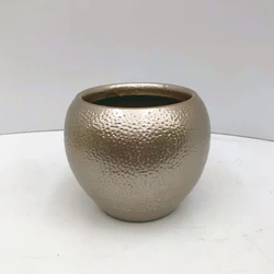 Kerámia kaspó NDT SAGRES ARANY 16/13CM    