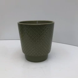 Kerámia kaspó NDT ODENSE STAR ZÖLD KASPÓ 15/15,5CM  