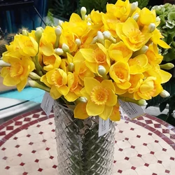 SELYEM VIRÁG CSOKOR NARCIS 32 CM /6677