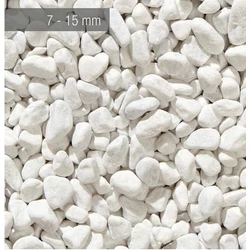 Fehér carrara márvány GÖRGETEG 7/15 MM 25KG