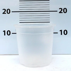 Műanyag orchidea cserép 17CM    