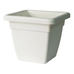 Műanyag cserép MŰANYAG CSERÉP SZÖGLETES KREA 45 CM WHITE 170603