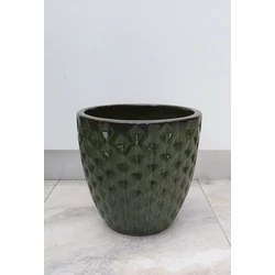 Kaspó PTMD ABBIE GREEN 30CM 710299
