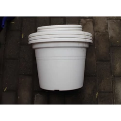 Műanyag konténer CILINDRO FEHÉR 25×17,7CM 4,8L 