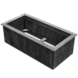 MAGASÁGYÁS L /195×100×70 CM ANTRACIT