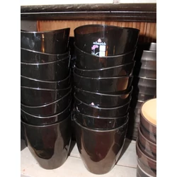 Színes beltéri műanyag kaspó 225/16 BROWN   