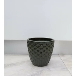 Kaspó PTMD ABBIE GREEN 17CM 710299