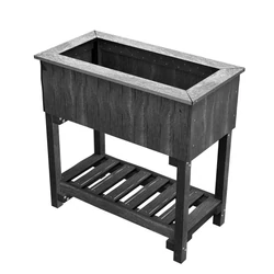 TERASZ MAGASÁGYÁS 100×45×100 CM ANTRACIT