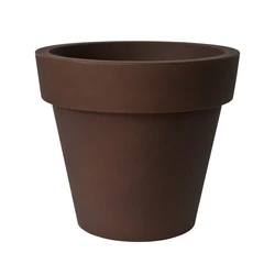 Műanyag duplafalú kaspó 60CM RUST IKON  