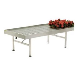 Kertészeti asztal aluminiumASZTAL 1025*2055 FIX 750 mm magas