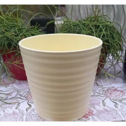 Kerámia kaspó CAMBERRA PASZTELL SÁRGA MATT 16CM   