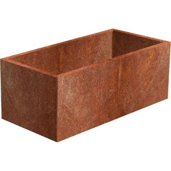 COR-TEN VIRÁGLÁDA 120×50×60CM