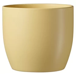 Kerámia kaspó KERÁMIA BASEL HOLDSÁRGA MATT 16CM