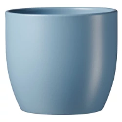 Kerámia kaspó KERÁMIA BASEL VILÁGOSKÉK MATT 19CM