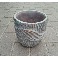 Kaspó PTMD LARISHA ZÖLD CEMENT KASPÓ L 720219