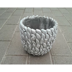 Kaspó PTMD STORMA KÉK CEMENT KASPÓ L 716792