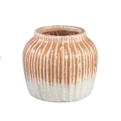 Kaspó PTMD JADYN NARANCS TERRACOTTA KASPÓ SZŰKÍTETT L 719985