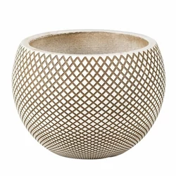 Kerámia kaspó NDT MADISON 37I BÉZS/BARNA KASPÓ 50/36CM