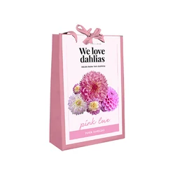 Virághagyma dália VIRÁGHAGYMA TÁSKA WE LOVE DAHLIAS PINK LOVE 4DB/CSOMAG JUB 700750