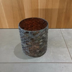 Mécsestartó PTMD AILYA ÜVEG MOZAIKOS MÉCSESTARTÓ M 729132