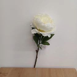 Selyemvirág SELYEMVIRÁG PEONIA 72CM KRÉMSZÍN