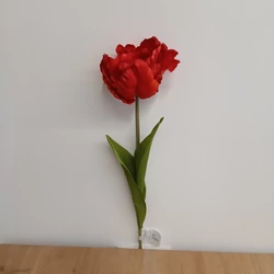 Selyemvirág SELYEMVIRÁG TULIPÁN 69CM PIROS
