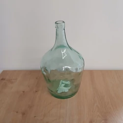 Váza ÜVEG ÖBLÖS VÁZA 2 LITERES