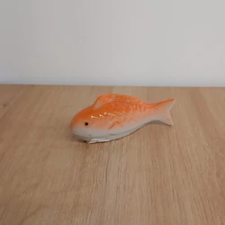 Hal dekoráció PORCELÁN ARANY HAL