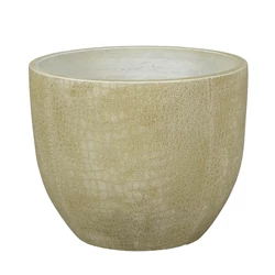 Kerámia kaspó NDT SAN JOSE 04Y IVORY 24/19,5CM