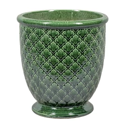 Kerámia kaspó NDT SINGAPORE 1-02A ZÖLD 28/30CM