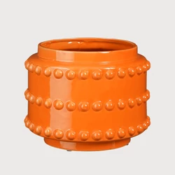 Kaspó BOAZ NARANCSSÁRGA KERÁMIA KASPÓ 16,5X21CM 1135781 