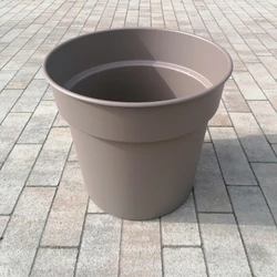 Műanyag cserép MŰANYAG CSERÉP 35CM TELLUS GREENER TAUPE 3203G9