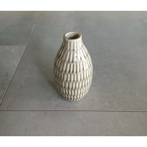 Váza VÁZA BARNA-BÉZS 17CM