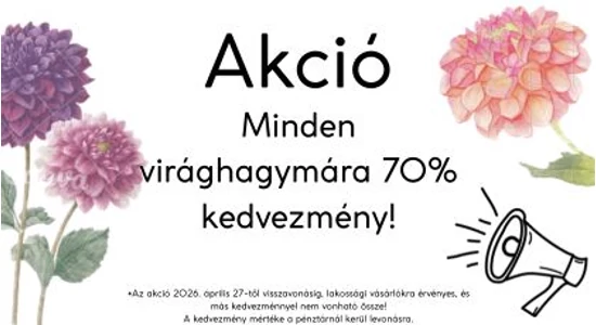 Virághagyma akció! 