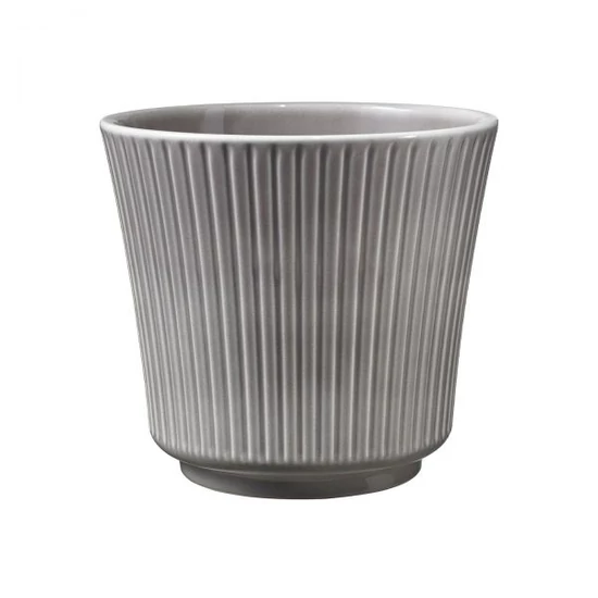 Kerámia kaspó DELPHI SZÜRKE 16CM     