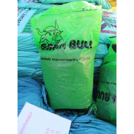 Green Bull szárított-porított szarvasmarhatrágya 10L        